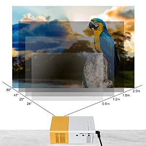 400-lm Full HD LED Projector | Short Throw | Portable Home Theater