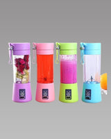 Portable Electric USB Juice Maker - 380ml Rechargeable 6-Blade Blender