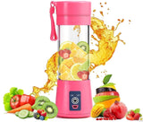 Portable Electric USB Juice Maker - 380ml Rechargeable 6-Blade Blender