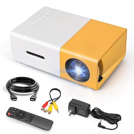 400-lm Full HD LED Projector | Short Throw | Portable Home Theater