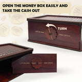 Wooden Money-Saving Box with Goal Tracker Premium Quality (Up to ₹1,00,000)