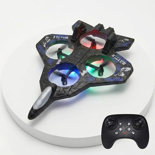 K8 Remote Control Aircraft – LED Fighter Jet with Stunt Mode