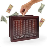 Wooden Money-Saving Box with Goal Tracker Premium Quality (Up to ₹1,00,000)