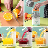 Portable Electric Citrus Juicer - USB Rechargeable Automatic Fruit Squeezer (45W)