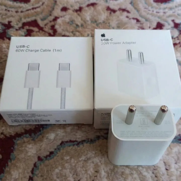 20W Type‑C Fast Charger + Type‑C Cable | 1 Meter | Master Combo