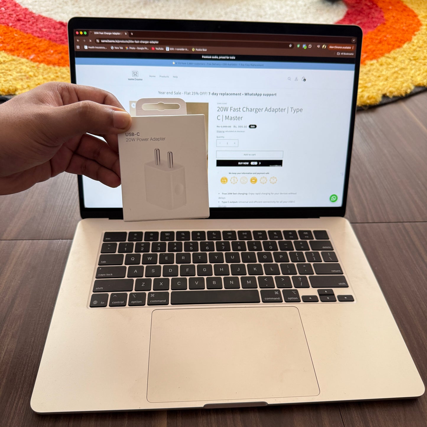 20W Fast Charger Adapter | Type C | Original