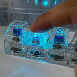 Mechanical Keyboard Clicky Switch Fidget Keychain | Portable Stress Relief Toy