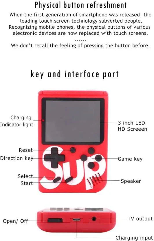 GameBox 400 in 1 | Retro Portable Gaming Console